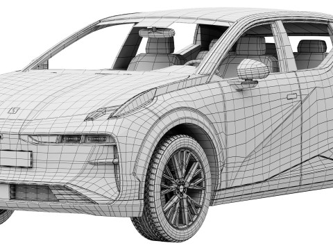 Zeekr X 2024 3D-Modell