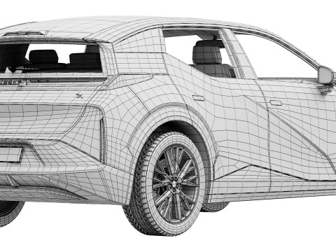 Zeekr X 2024 3D-Modell