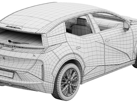 Zeekr X 2024 3D-Modell