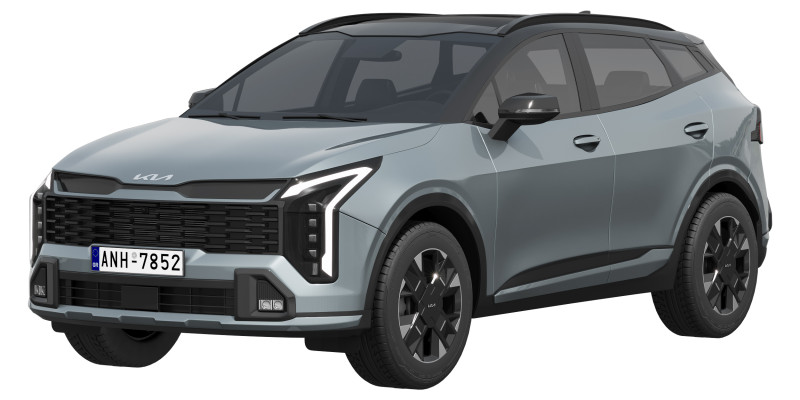 Kia Sportage GT-Line 2026 3D Model .c4d .max .obj .3ds .fbx .stl .blend
