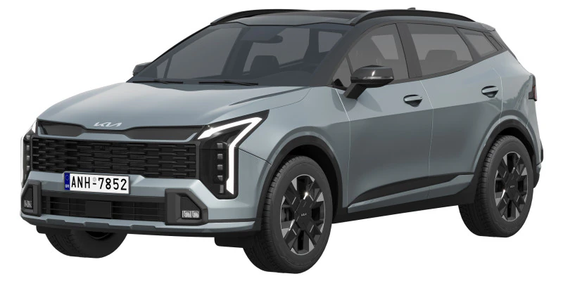 Kia Sportage GT-Line 2026 Model 3D .c4d .max .obj .3ds .fbx .stl .blend 