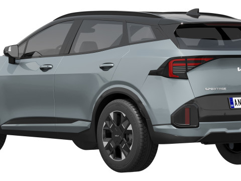 Kia Sportage GT-Line 2026 3D Model