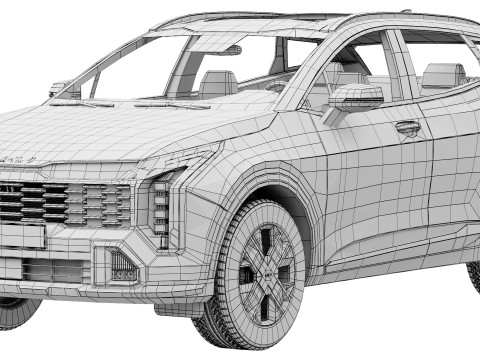 Kia Sportage GT-Line 2026 3D Model