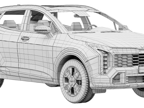 Kia Sportage GT-Line 2026 3D Model