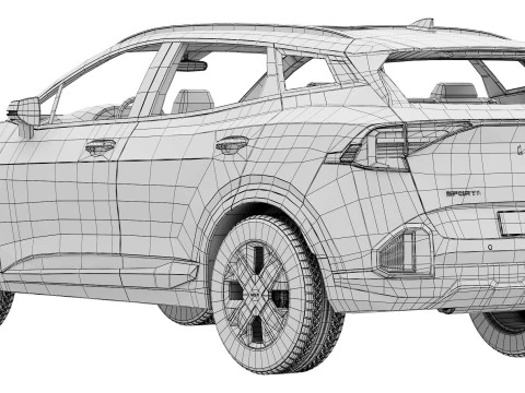 Kia Sportage GT-Line 2026 Model 3D