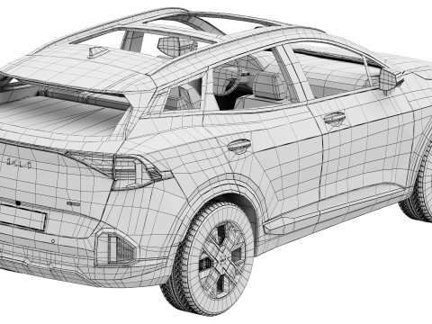 Kia Sportage GT-Line 2026 3D Model