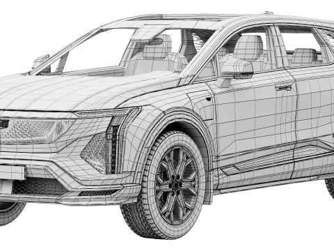Cadillac Optiq-V 2026 Modèle 3D