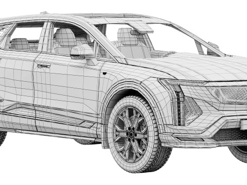 Cadillac Optiq-V 2026 Modèle 3D