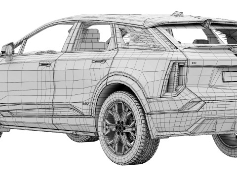 Cadillac Optiq-V 2026 Modèle 3D