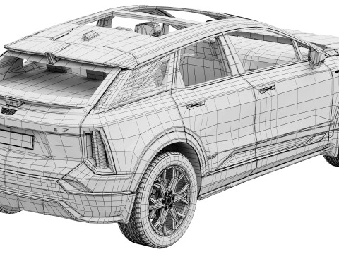 Cadillac Optiq-V 2026 Modèle 3D