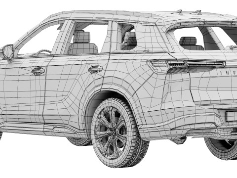 Infiniti QX60 Autograph 2026 3D-Modell