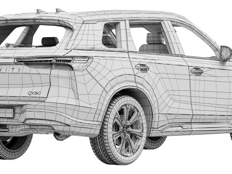 Infiniti QX60 Autograph 2026 3D-Modell