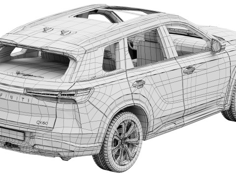 Infiniti QX60 Autograph 2026 3D-Modell