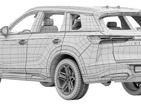 Infiniti QX60 2026 3D Model