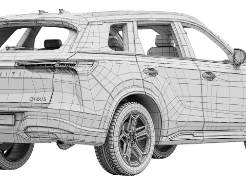 Infiniti QX60 2026 3D Model