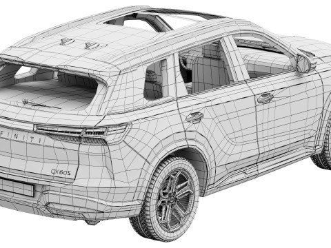 Infiniti QX60 2026 3D Model