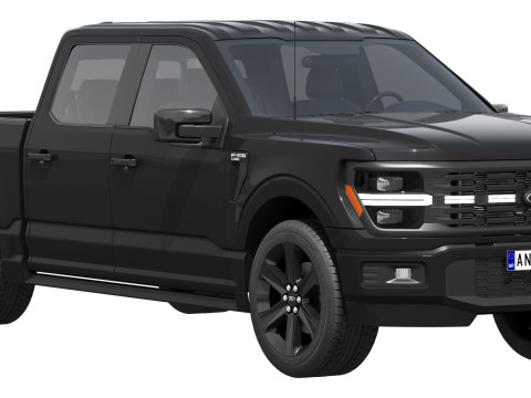 F-150 Lobo 2025 Modèle 3D