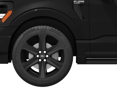 F-150 Lobo 2025 3D Model