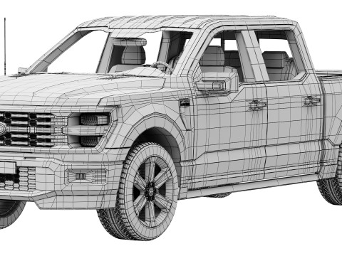 F-150 Lobo 2025 Modèle 3D