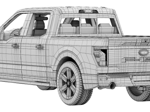 F-150 Lobo 2025 Modèle 3D
