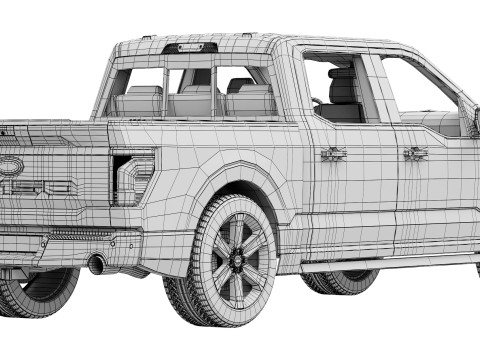 F-150 Lobo 2025 Modèle 3D