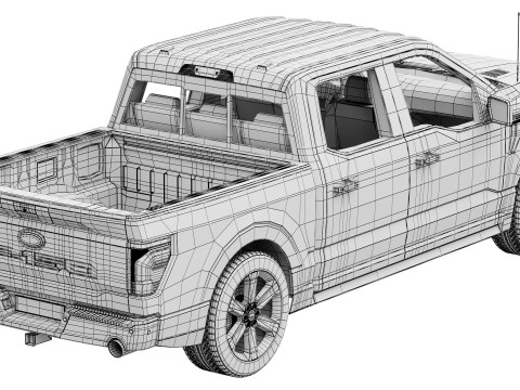 F-150 Lobo 2025 Modèle 3D