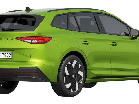 Skoda Enyaq RS 2026 3D Model