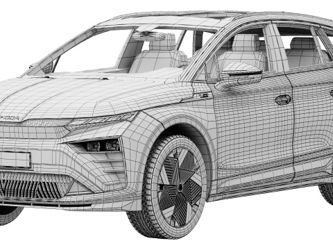 Skoda Enyaq RS 2026 Model 3D