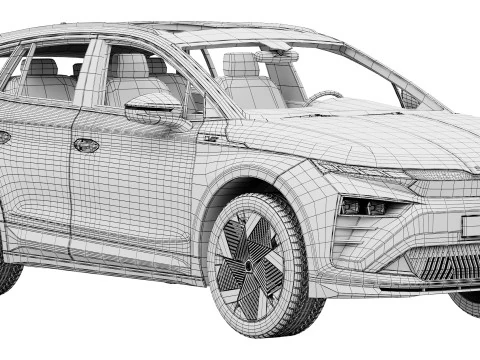 Skoda Enyaq RS 2026 3D Model