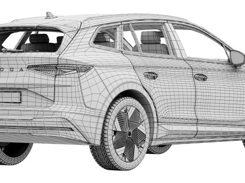 Skoda Enyaq RS 2026 Model 3D