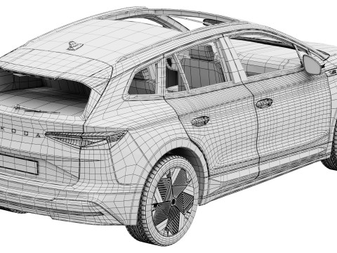Skoda Enyaq RS 2026 Model 3D