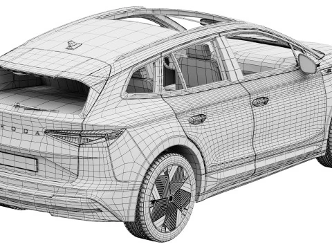 Skoda Enyaq RS 2026 3D Model