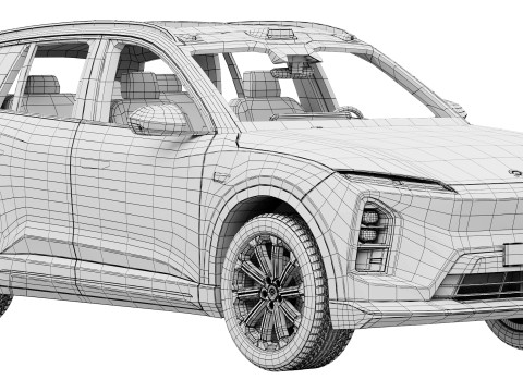 NIO ES6 EL6 2025 3D Model