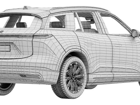 NIO ES6 EL6 2025 3D Model