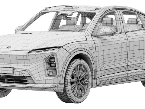 NIO EC6 2025 Model 3D
