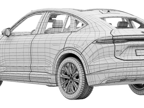 NIO EC6 2025 Model 3D