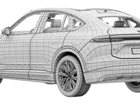 NIO EC6 2025 3D Model