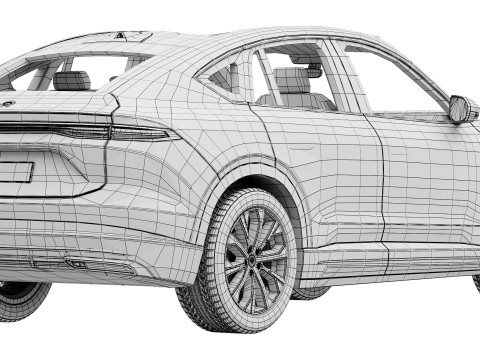 NIO EC6 2025 Model 3D