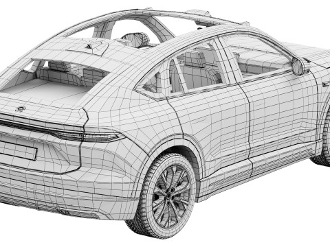NIO EC6 2025 Model 3D