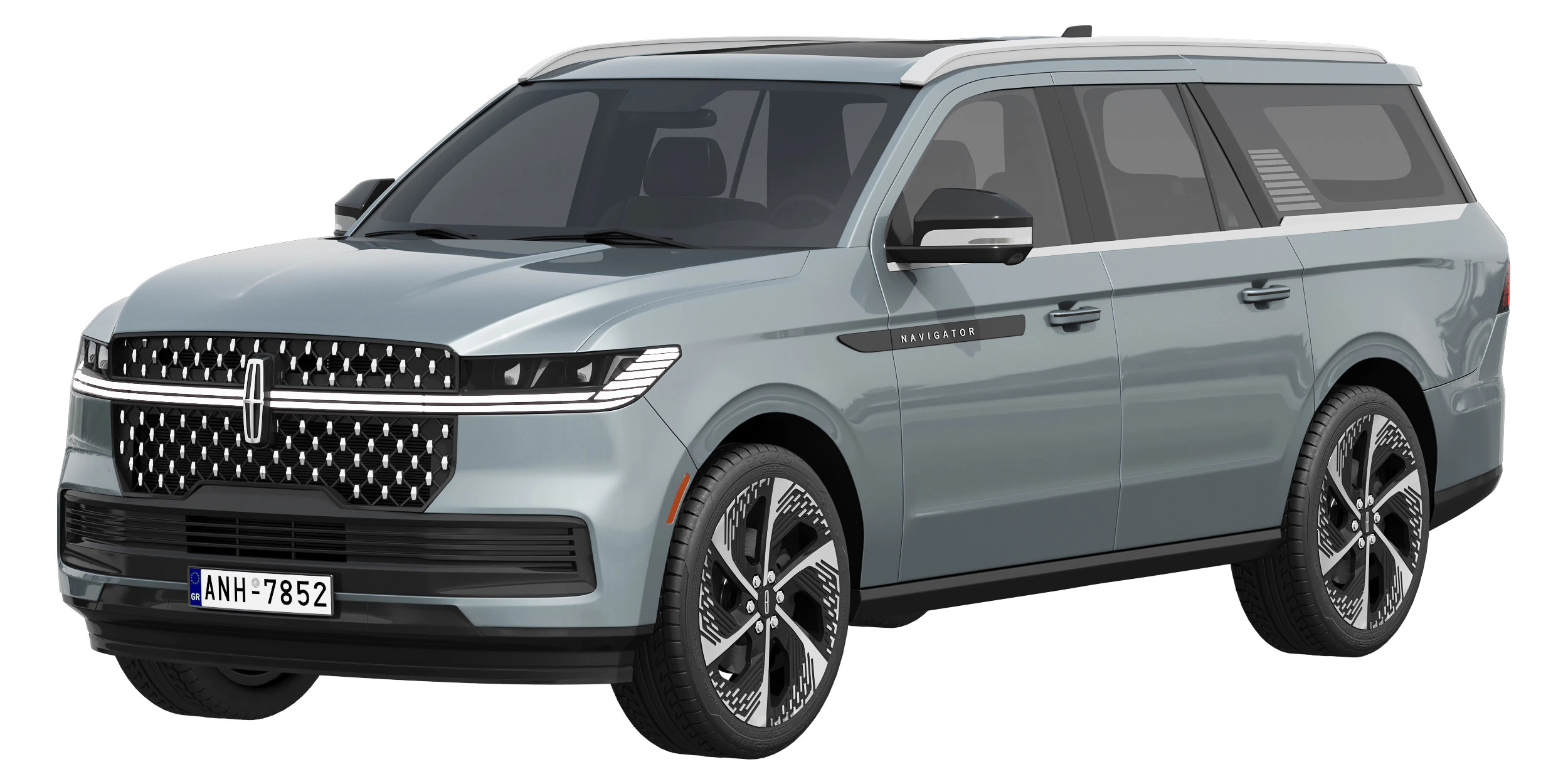 Lincoln Navigator 2025 3D Model .c4d .max .obj .3ds .fbx .stl .blend 