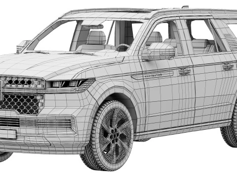 Lincoln Navigator 2025 3D Model