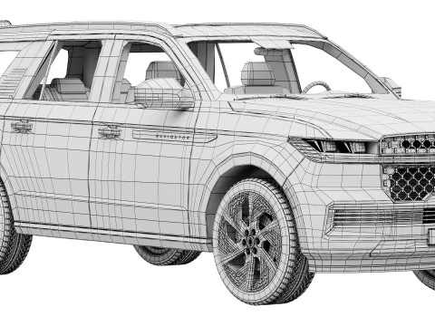 Lincoln Navigator 2025 3D Model