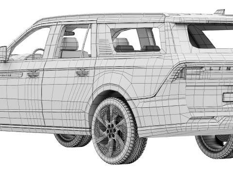 Lincoln Navigator 2025 3D Model