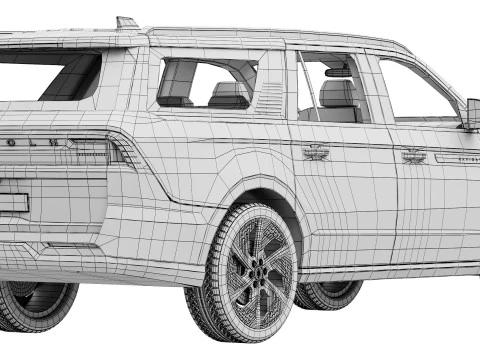 Lincoln Navigator 2025 3D Model