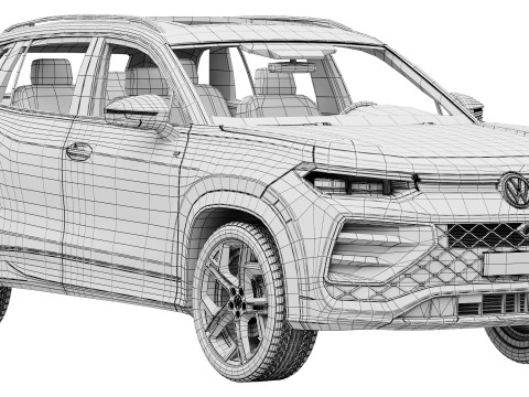 Volkswagen Tiguan R-Line 2026 Modelo 3D