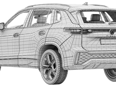 Volkswagen Tiguan R-Line 2026 Modelo 3D