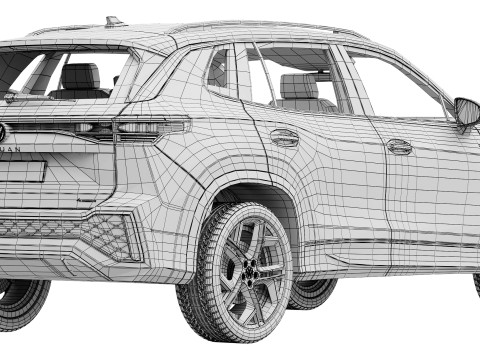 Volkswagen Tiguan R-Line 2026 Modelo 3D