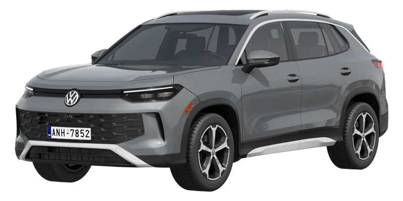 Volkswagen Tiguan 2026 3D Модель .c4d .max .obj .3ds .fbx .stl .blend