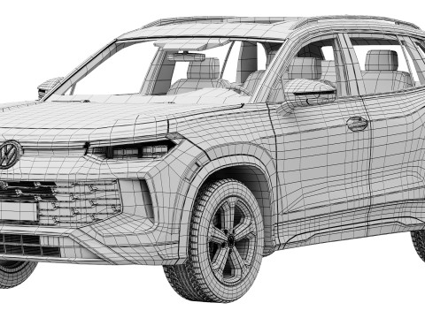 Volkswagen Tiguan 2026 3D Модель