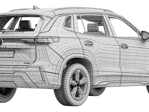 Volkswagen Tiguan 2026 3D Модель